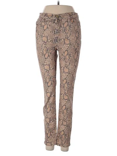 Pre-owned Frame Jeggings In Brown