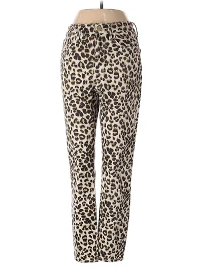 Pre-owned Frame Jeggings In Brown