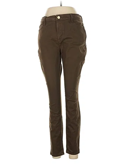 Pre-owned Frame Jeggings In Brown
