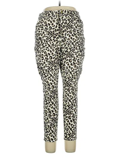 Pre-owned Frame Jeggings In Gold