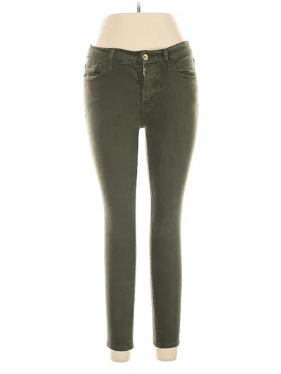 Pre-owned Frame Jeggings In Green