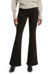 Frame Jet Set Flare Pull On Jeans In Sheen Noir In Multi