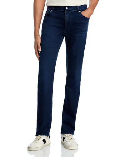 Frame Jet Set Modern Slim Straight Jeans In Jet Indigo