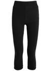 Frame Jetset City Denim Capri Trousers In Black