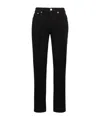 Frame Jetset Modern Straight Jeans In Black