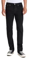 Frame Modern Straight Jeans In Black