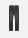 Frame Jetset Modern Straight Jeans In Black