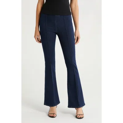 FRAME FRAME JETSET PINTUCK ORGANIC COTTON BLEND FLARE JEANS