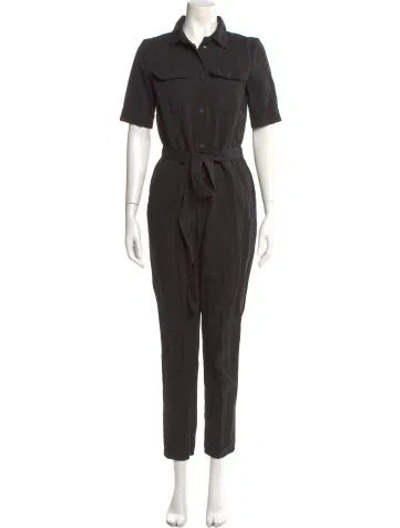 Pre-owned Frame Jumpsuit In Black