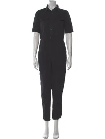 Pre-owned Frame Jumpsuit In Black
