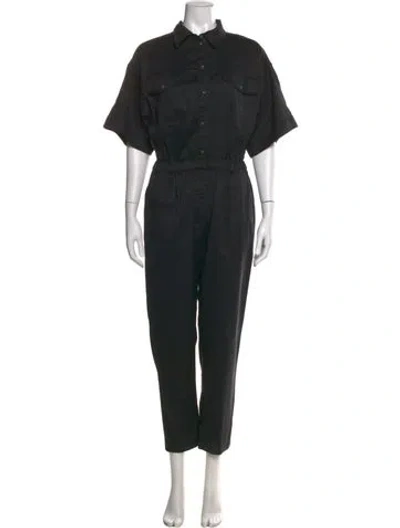 Pre-owned Frame Jumpsuit In Black