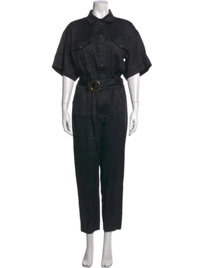 Pre-owned Frame Jumpsuit In Black