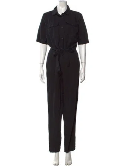 Pre-owned Frame Jumpsuit In Black