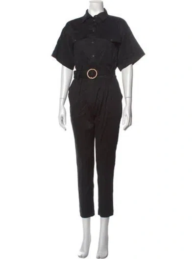 Pre-owned Frame Jumpsuit In Black
