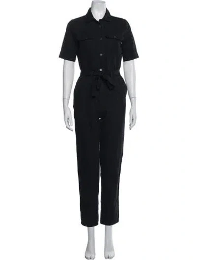 Pre-owned Frame Jumpsuit In Black