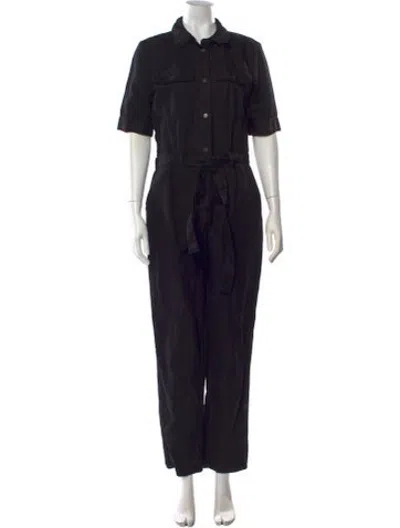 Pre-owned Frame Jumpsuit In Black