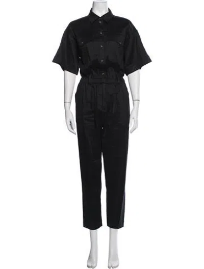 Pre-owned Frame Jumpsuit In Black
