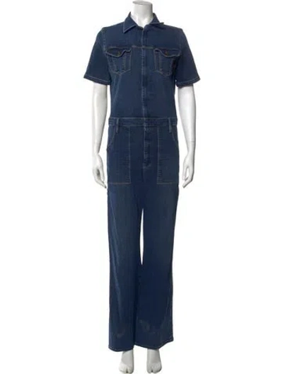 Pre-owned Frame Jumpsuit In Blue