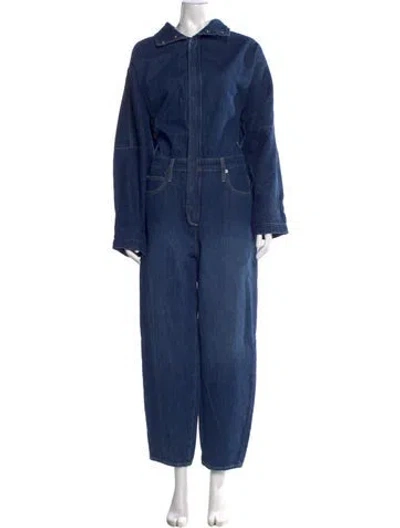 Pre-owned Frame Jumpsuit In Blue