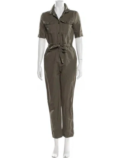 Pre-owned Frame Jumpsuit In Green