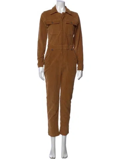 Pre-owned Frame Jumpsuit In Neutral