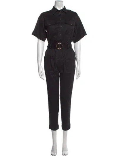 Pre-owned Frame Jumpsuit W/ Tags In Black