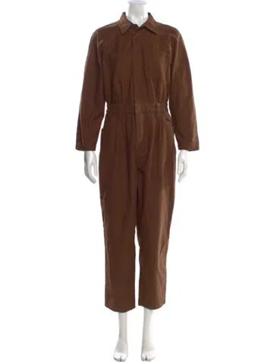 Pre-owned Frame Jumpsuit W/ Tags In Brown