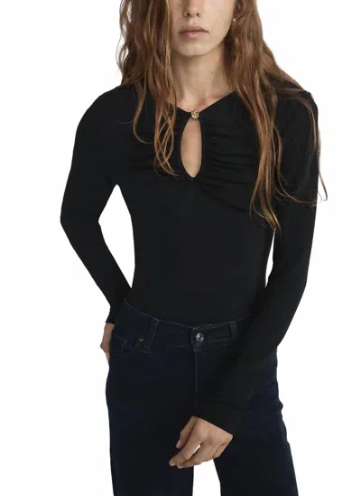 Frame Keyhole Top In Black