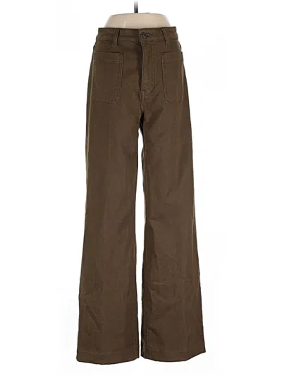 Pre-owned Frame Khaki Pant In Brown