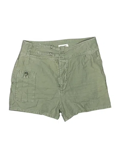 Pre-owned Frame Khaki Shorts In Green