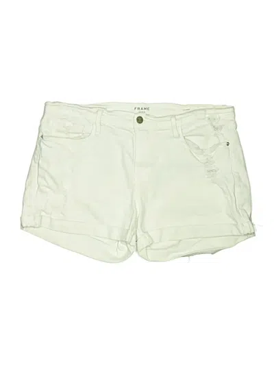 Pre-owned Frame Khaki Shorts In Green