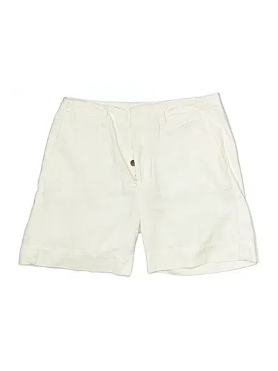 Pre-owned Frame Khaki Shorts In Ivory