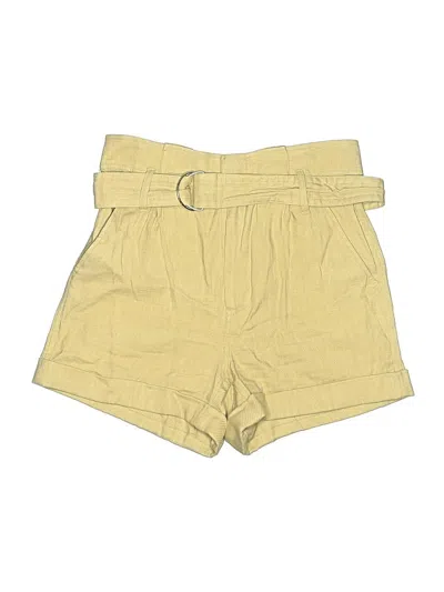 Pre-owned Frame Khaki Shorts In Yellow
