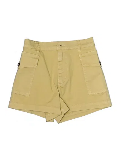Pre-owned Frame Khaki Shorts In Yellow