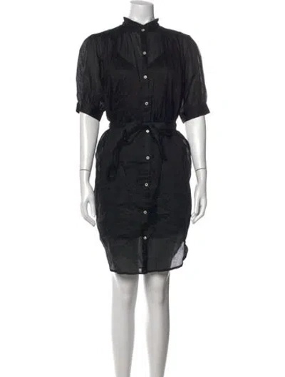 Pre-owned Frame Knee-length Dress In Black