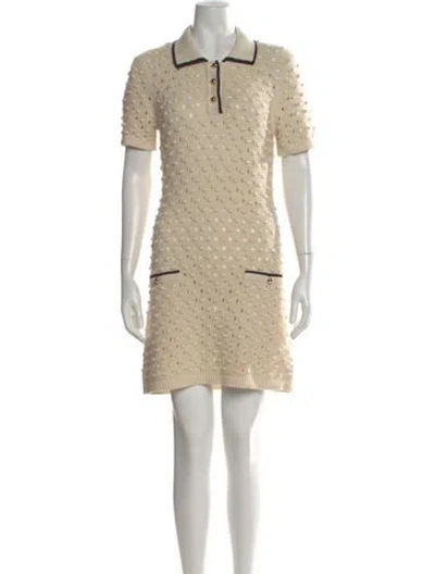 Pre-owned Frame Knee-length Dress In Neutral