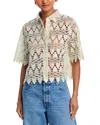 Frame Lace Short Sleeve Shirt