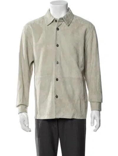 Pre-owned Frame Lamb Leather Jacket W/ Tags In Neutrals