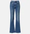 Frame Lax Wide-leg Jeans In Blue