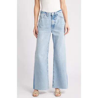 Frame Le Baggy Palazzo High Waist Wide Leg Jeans In Blue