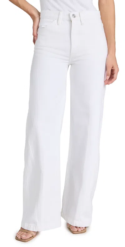 Frame Le Baggy Palazzo Jeans Au Natural Clean In White