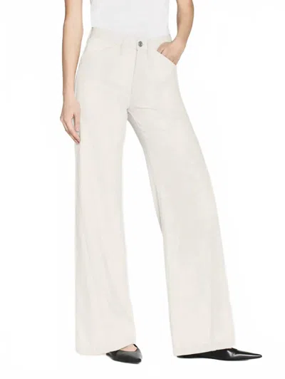 Frame Le Baggy Palazzo Jeans In Natural Clean In Multi