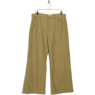 Frame Le Baggy Palazzo Pants In Washed Summer Sage