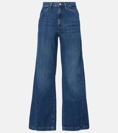 FRAME LE BAGGY PALAZZO WIDE-LEG JEANS