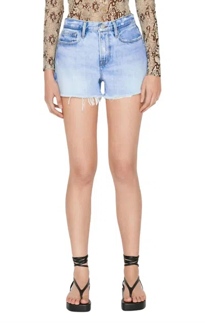 Frame Le Brigette Shorts In Rossum In Blue