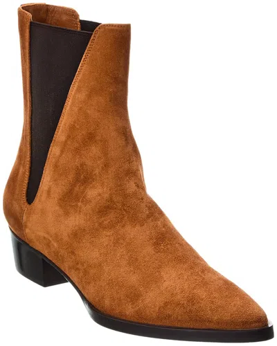 Frame Carson Suede Chelsea Boots In Brown