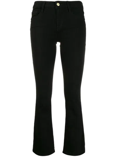 Frame 's Le Crop Black Denim Jeans