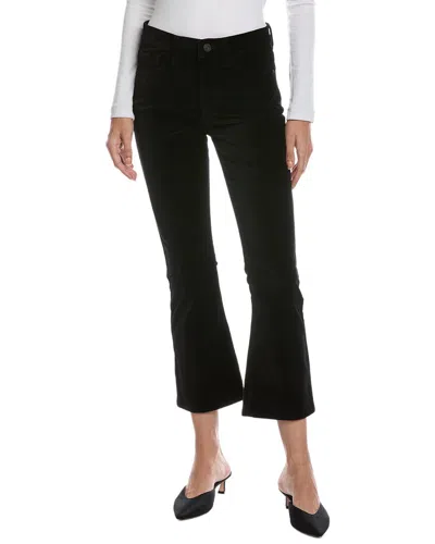 Frame Le Crop Black Velveteen Mini Bootcut Jean