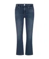 Frame Le Crop Bootcut Jeans In Blue