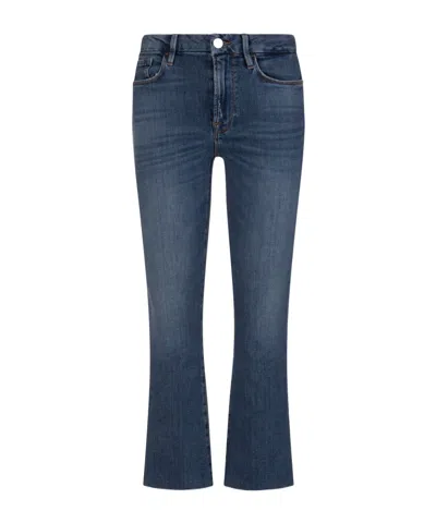 Frame Le Crop Bootcut Jeans In Blue